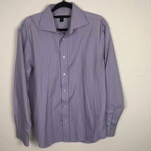 Express Men's dress shirt purple medium non iron